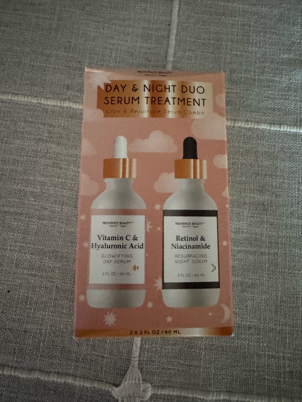 Provence Beauty Day & Night Duo Serum Treatment — Pink Serum Set